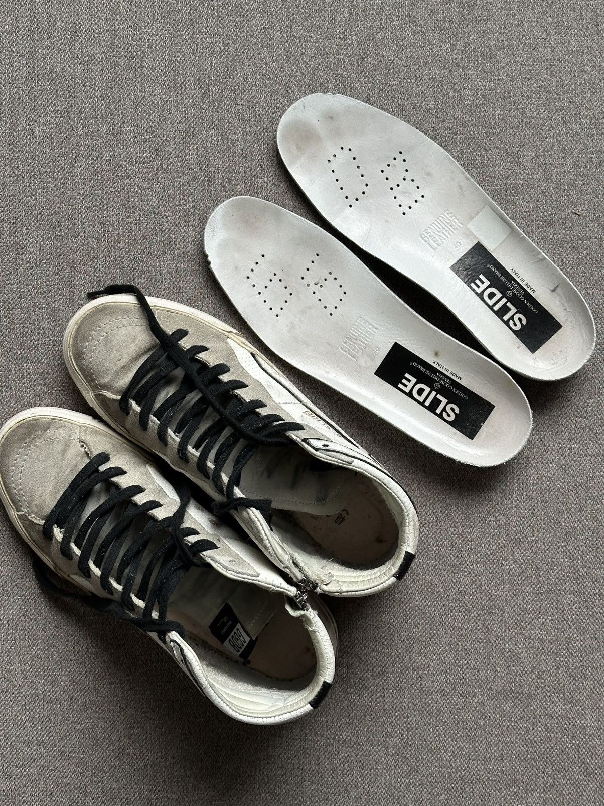 Golden Goose Golden Goose Deluxe Brand GGDB Slide high sneakers women's Size US 10 / IT 40 - 11 Thumbnail