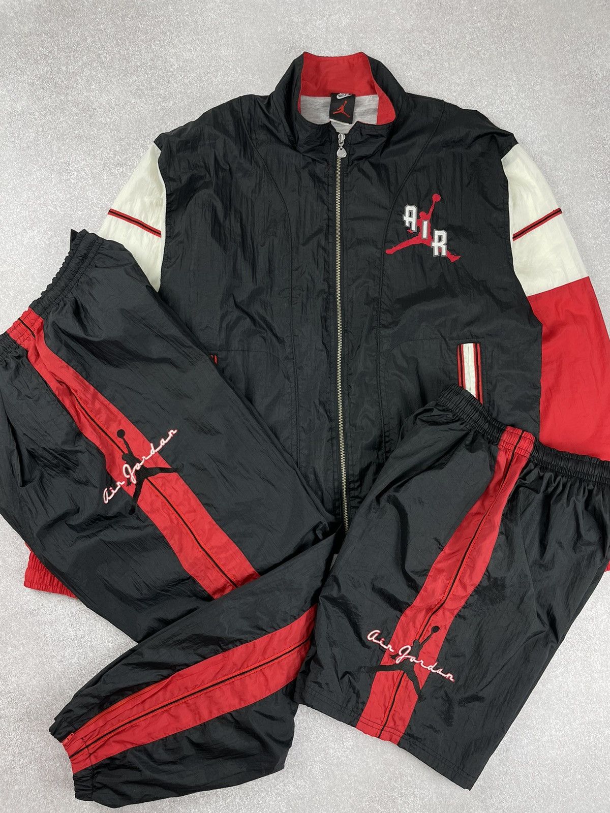 Jordan Brand Nike Vintage Vintage Nike Air Jordan Track Jacket Pants Shorts Tracksuit Grailed