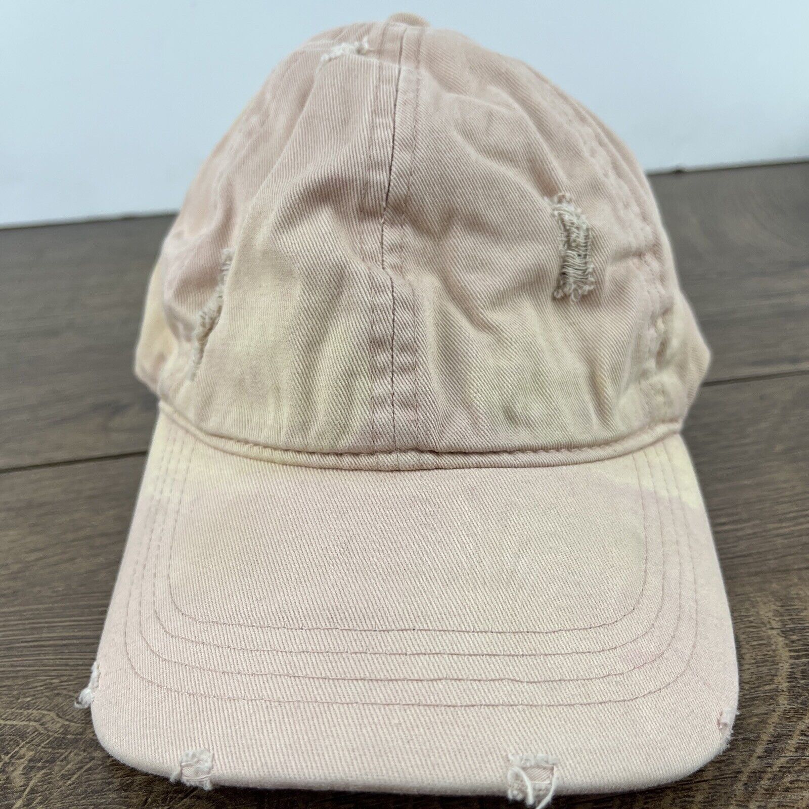 Other Faded Peach Hat Pink Hat Adjustable Adult Size Hat Cap Size ONE SIZE - 2 Thumbnail