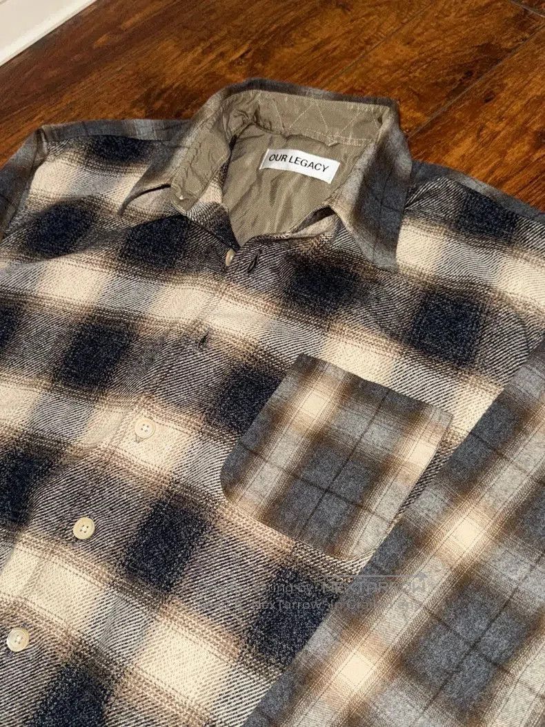 Our Legacy Our Legacy Flannel Check Shirt. Size US L / EU 52-54 / 3 - 3 Thumbnail