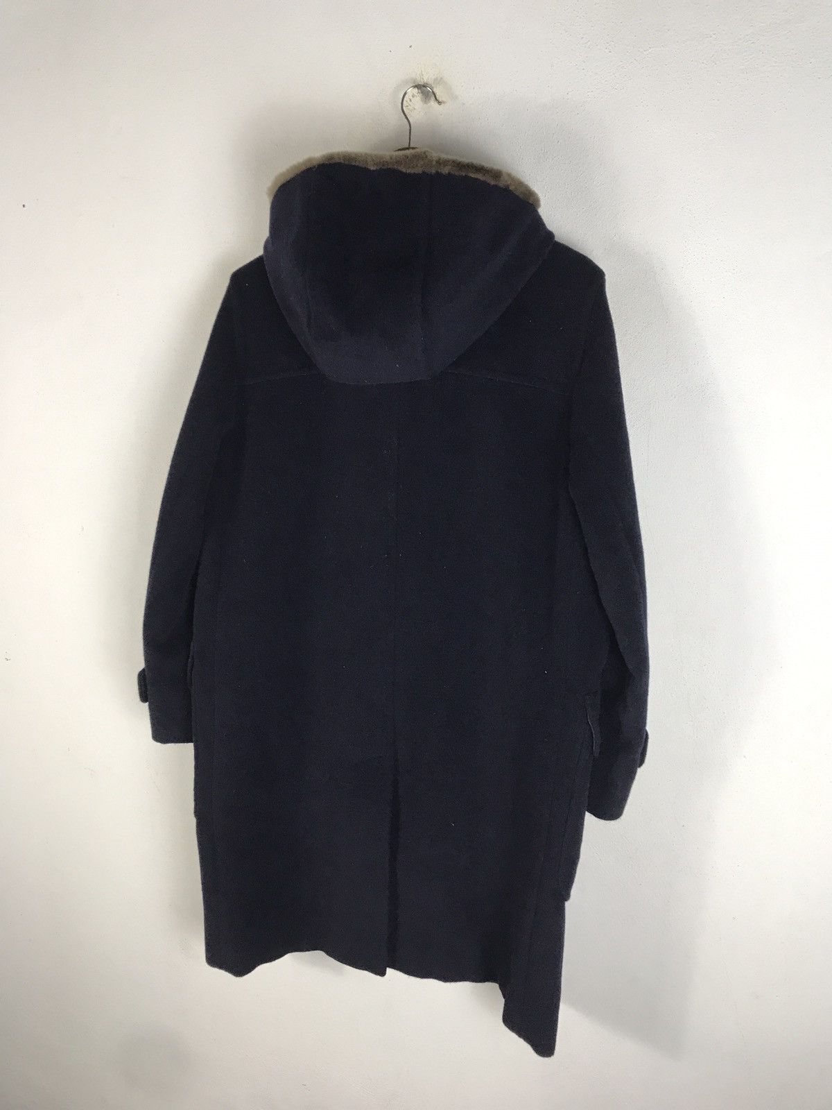 Max Mara 🔥Rare🔥Vintage Max Mara Wool & Cashmere Fur Hooded Coat Size M / US 6-8 / IT 42-44 - 6 Thumbnail