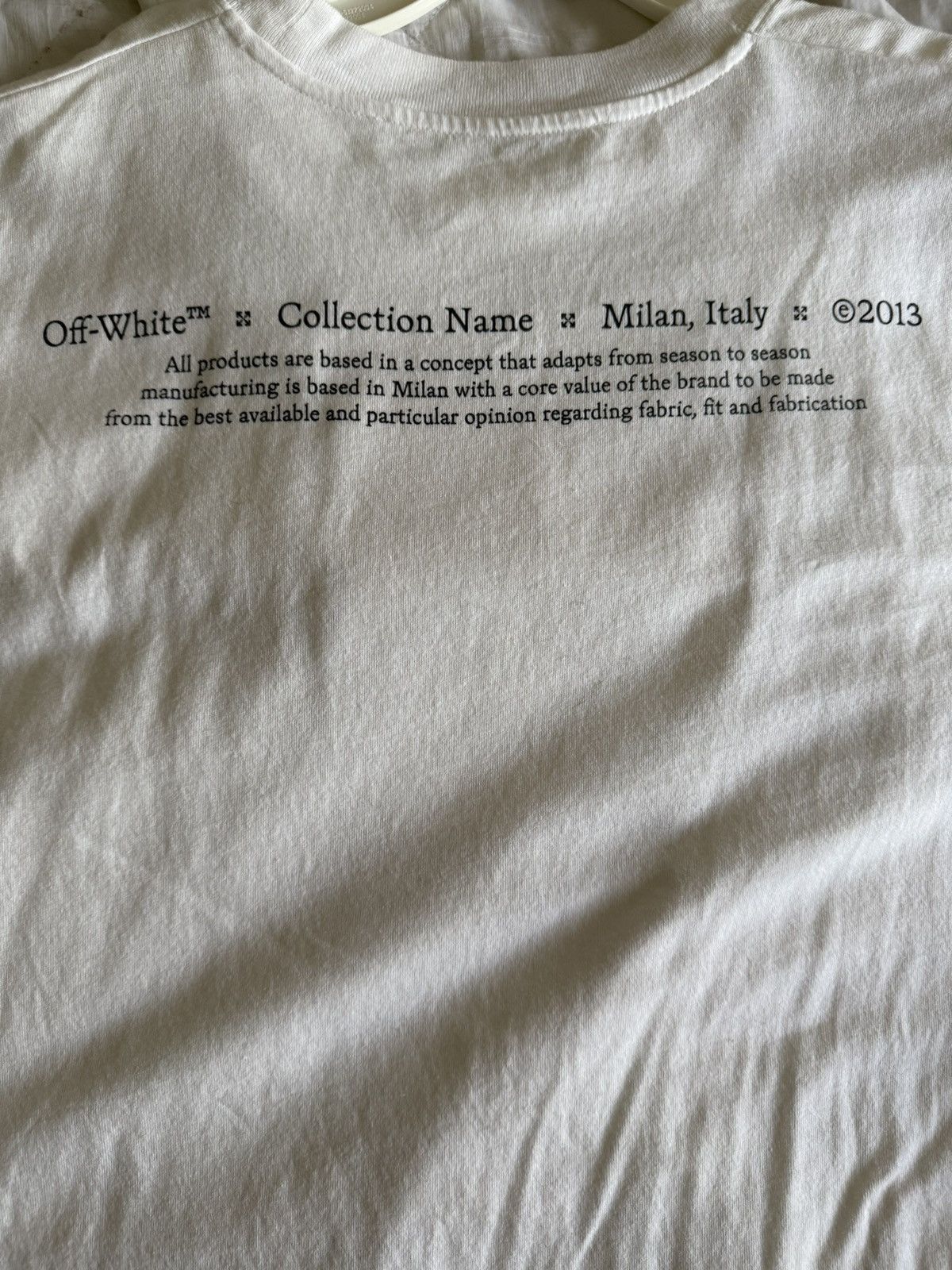 Off-White Off white Caravaggio Boy T shirt Size US S / EU 44-46 / 1 - 9 Thumbnail