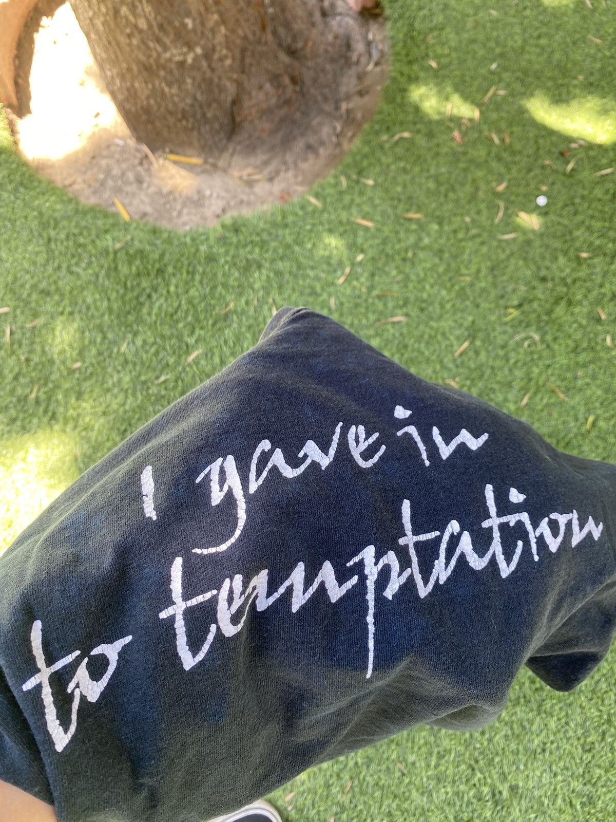 Vintage Vintage I GAVE INTO Temptation shirt Size US XL / EU 56 / 4 - 4 Thumbnail