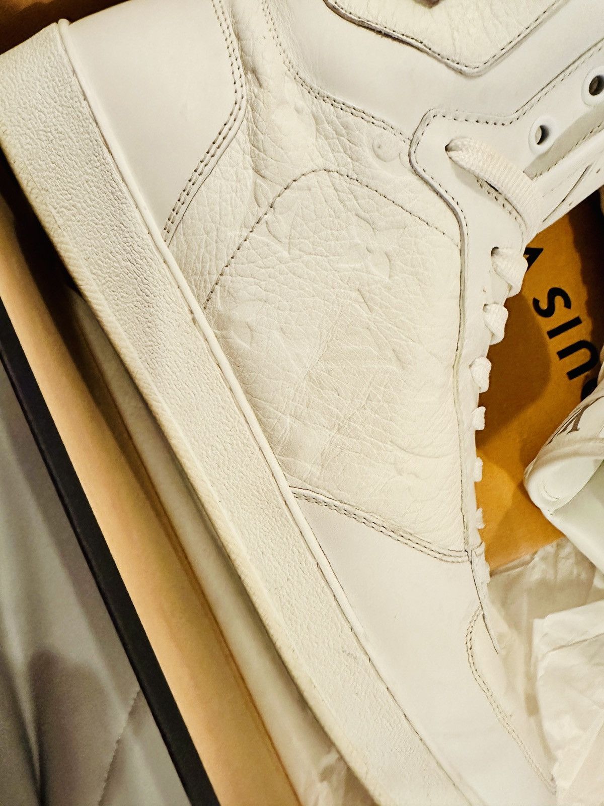 Louis Vuitton Louis Vuitton Rivoli LV Monogram High Top Sneakers Size US 12 / EU 45 - 3 Thumbnail
