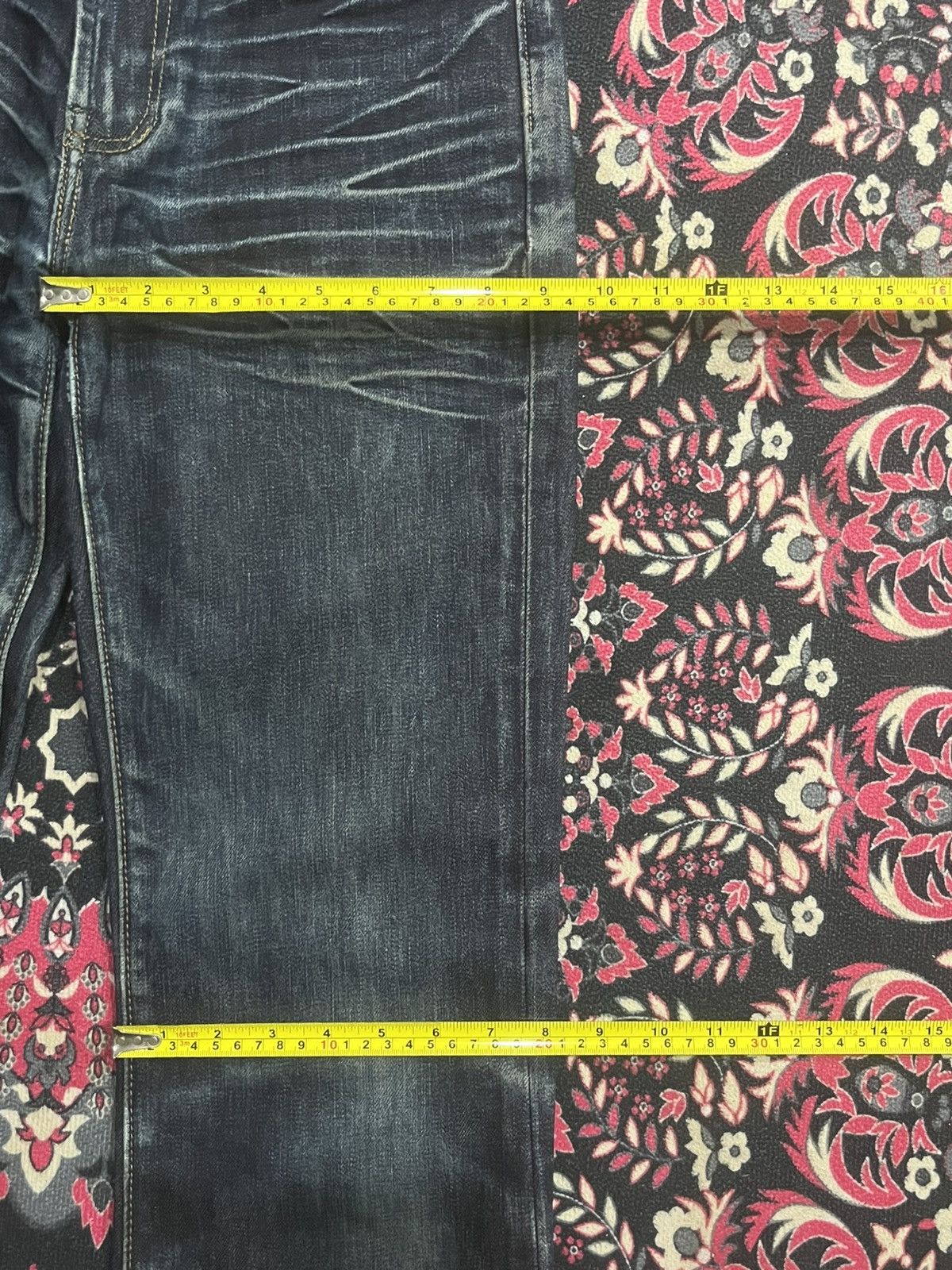 Tornado Mart Gap 1969 Dark Blue Whisker Washed Slim Boot Cut Jeans Size US 30 / EU 46 - 16 Thumbnail