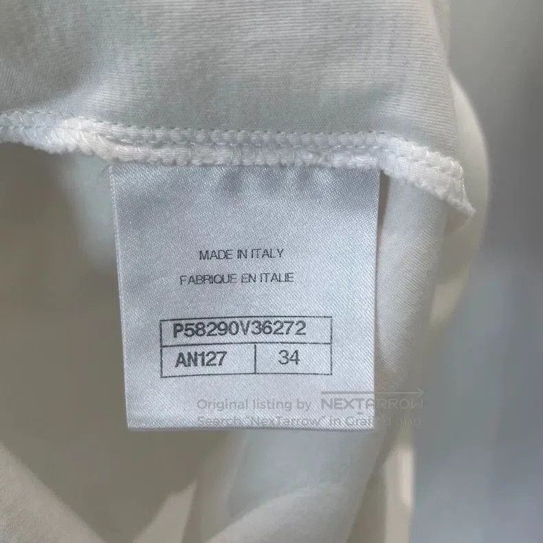 Chanel Chanel White Embroidered Short Sleeve T. Size US XXS / EU 40 - 7 Thumbnail