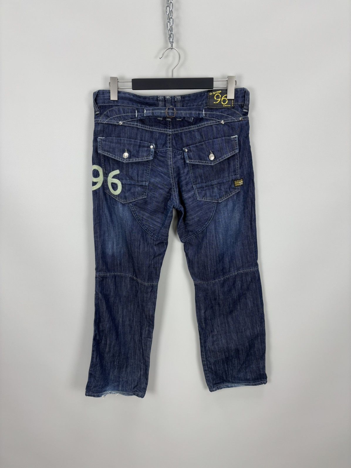 G-Star Mens jeans G Star Raw Size 33x34 Color Blue Size US 33 - 6 Thumbnail