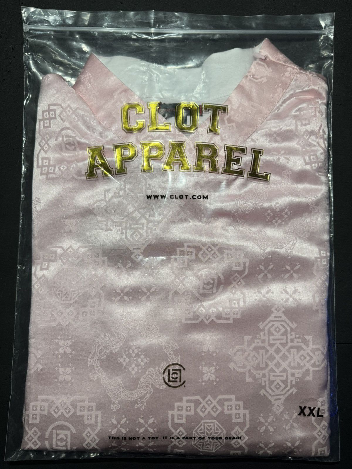 CLOT CLOT Silk Pullover Shirt Rose Gold Size XXL Size US XXL / EU 58 / 5 - 12 Thumbnail