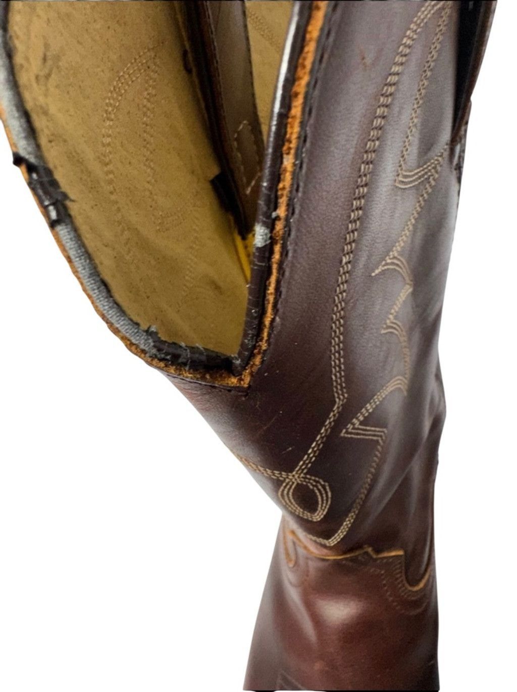 Durango Durango Brown Leather Cowboy Boots | Classic Western Style Size US 10 / EU 43 - 8 Thumbnail