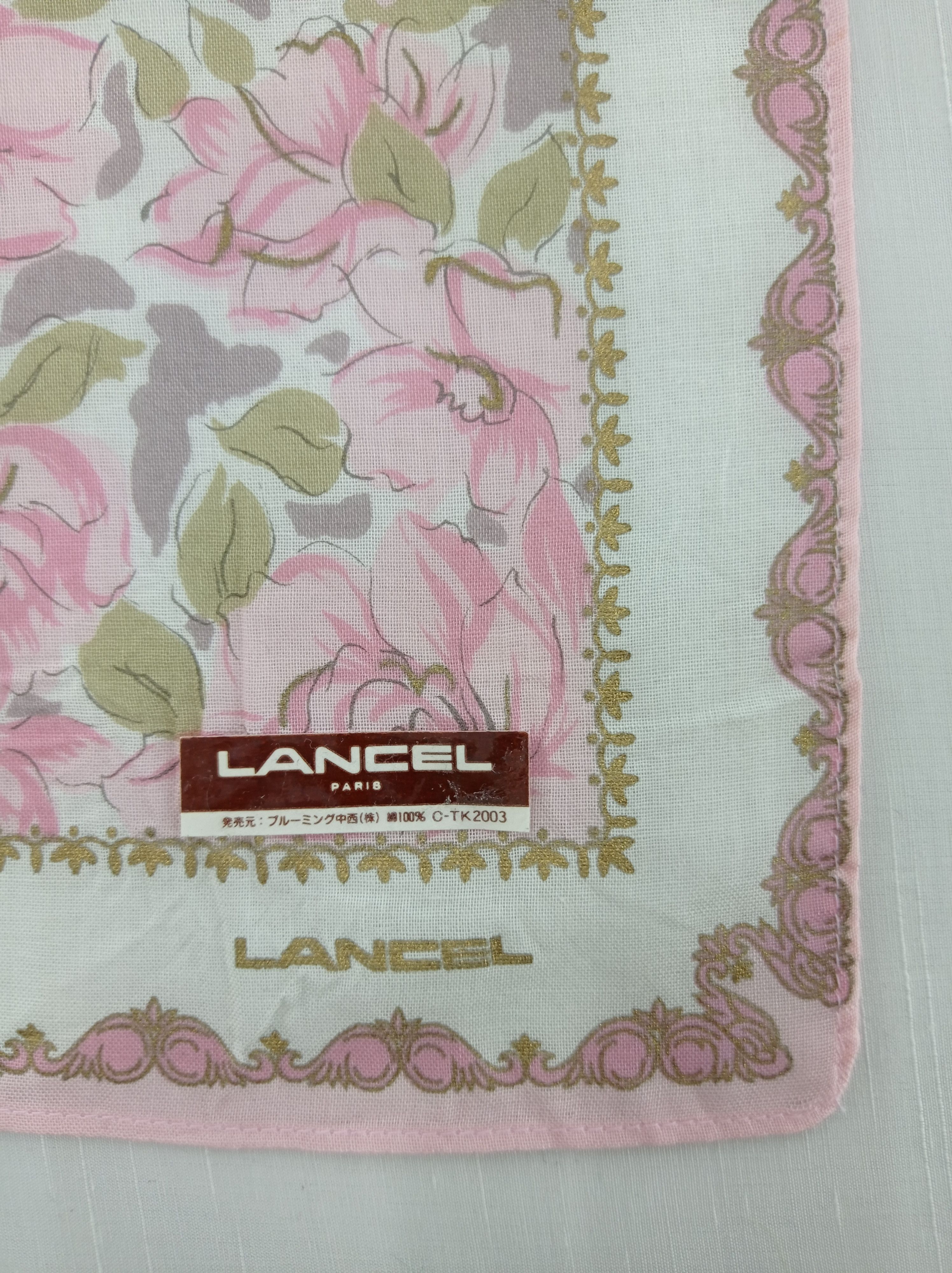 Lancel Vintage Lancel Handkerchief Neckerchief Bandana H151G Size ONE SIZE - 3 Thumbnail