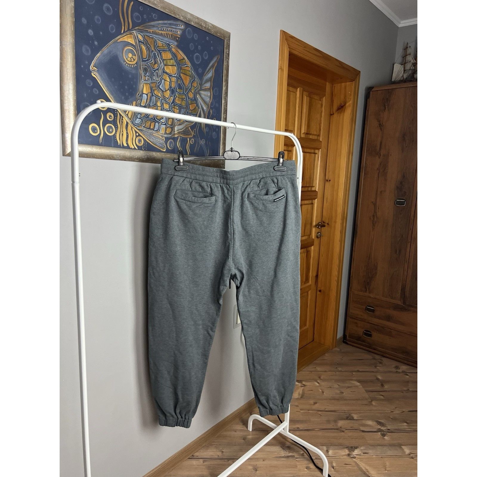 Moose Knuckles Moose Knuckles Small Logo Gray Heavy Cotton Sweatpants Size Size US 38 / EU 54 - 9 Thumbnail