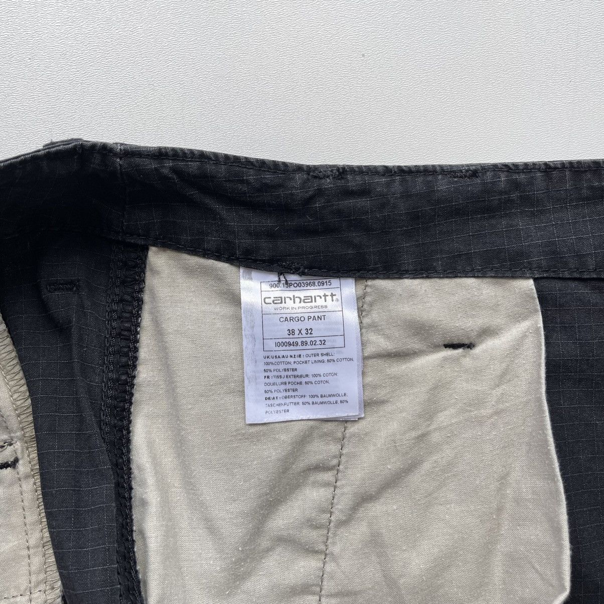 Carhartt Wip Carhartt WIP Cargo Baggy Regular Fit Pants Washed Black Size US 38 / EU 54 - 8 Thumbnail