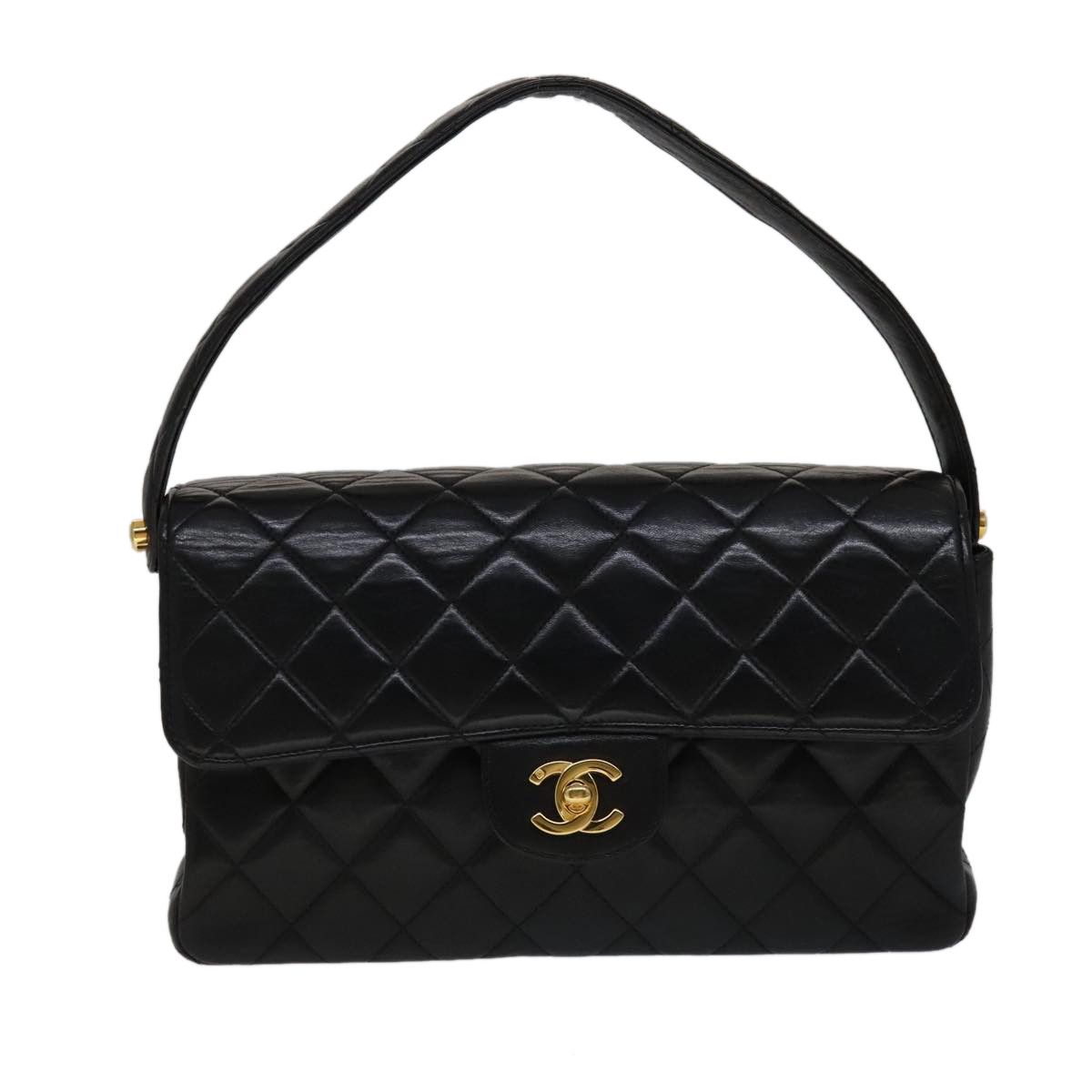 Chanel Timeless/Classique Black Leather Handbag (Pre-Owned) Size ONE SIZE - 1 Thumbnail