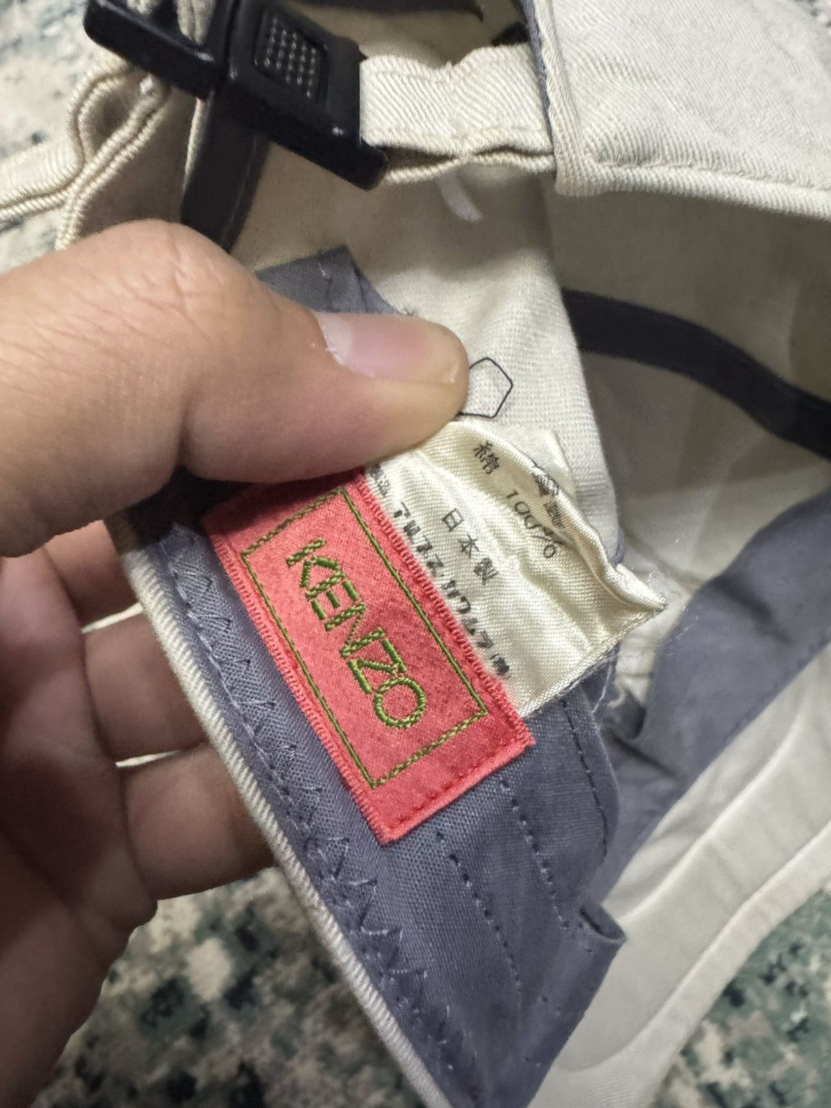 Kenzo × Vintage KENZO EMBROIDERED LOGO COTTON CAP Size ONE SIZE - 7 Thumbnail