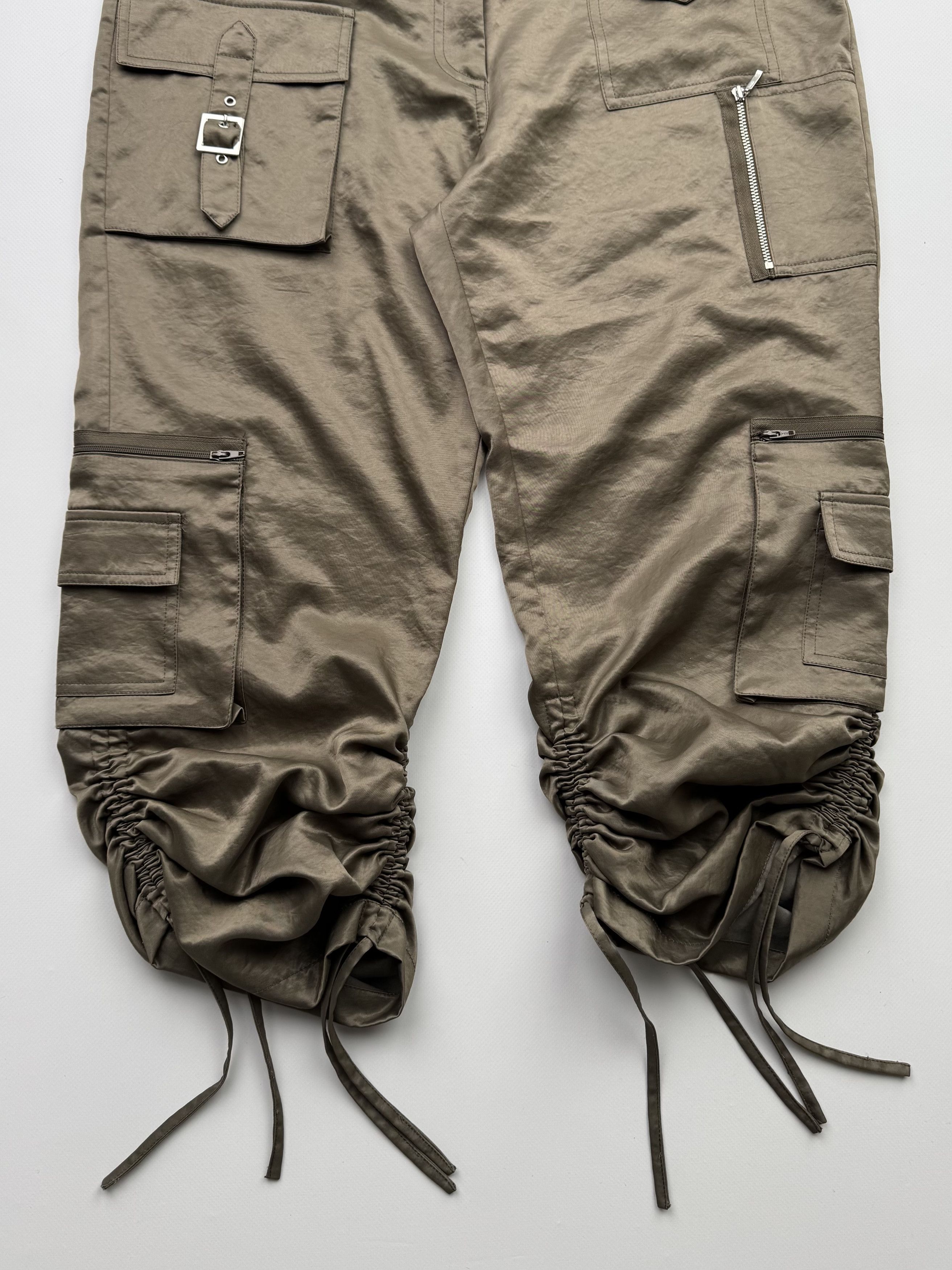 Japanese Brand Vintage Bondage Cargo Cropped Pants B577 E2(V433) Size US 34 / EU 50 - 3 Thumbnail