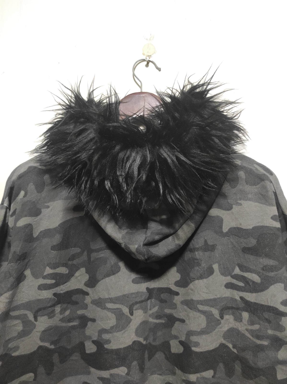 Japanese Brand Back Number Camo zip fur hoodie ifsix LGB style Size US XL / EU 56 / 4 - 11 Thumbnail