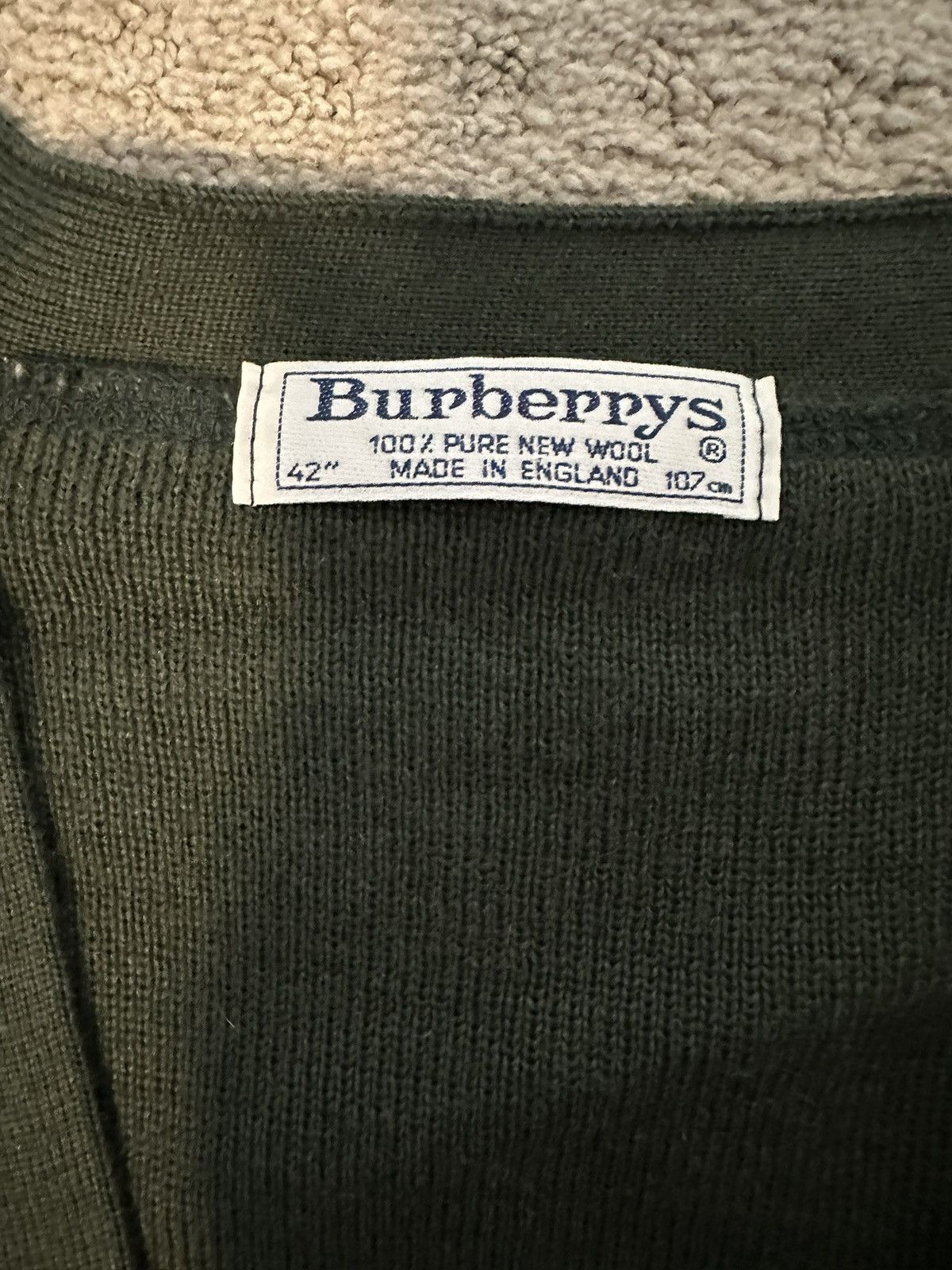 Burberry Burberry Wool Cardigan Size US L / EU 52-54 / 3 - 3 Thumbnail