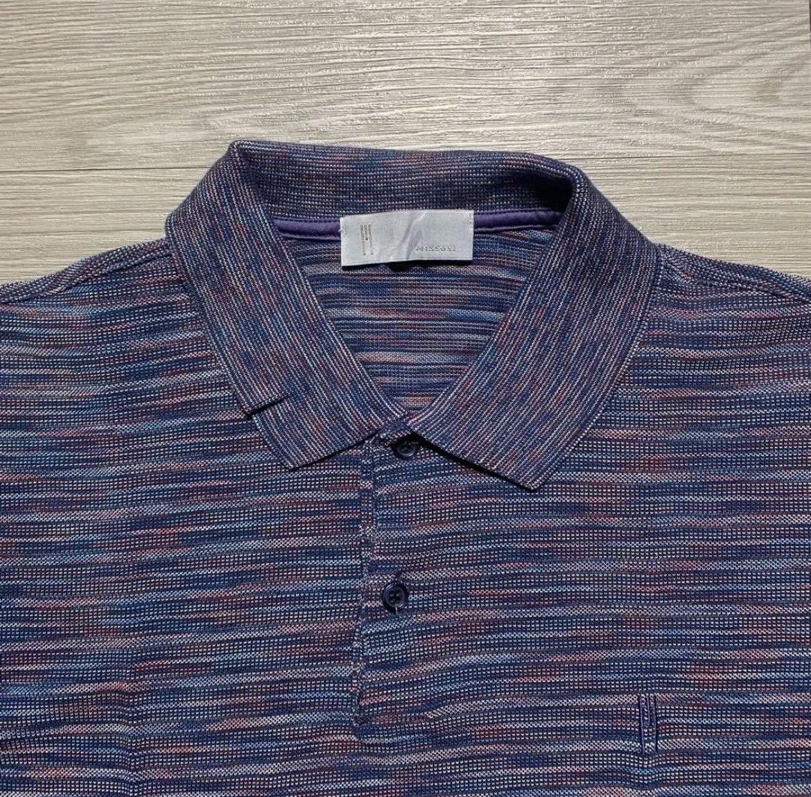 Missoni Missoni Poloshirt Size US M / EU 48-50 / 2 - 2 Thumbnail