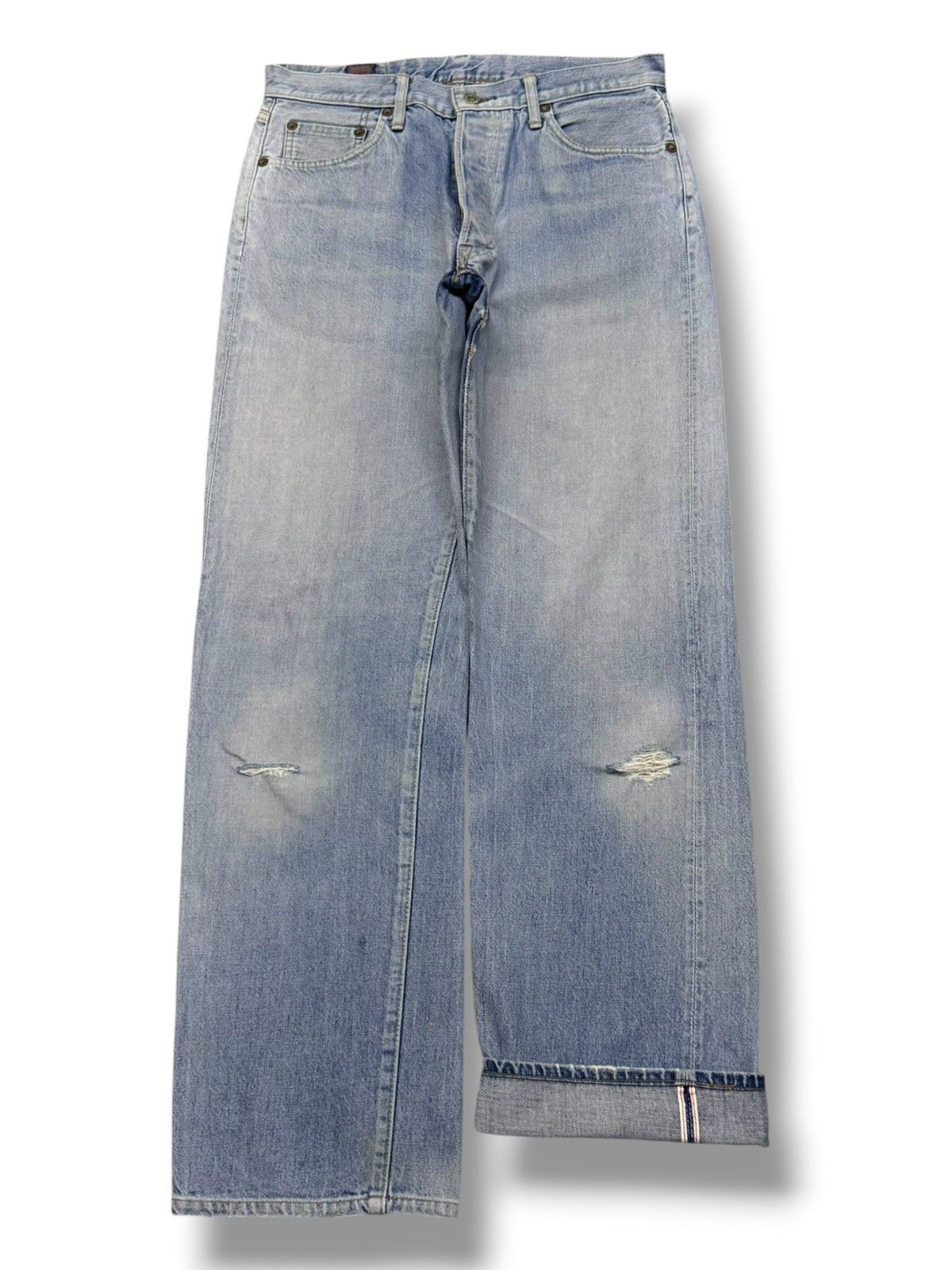 Japanese Brand Vintage 90s Salty Dog Union Made Selvedge Denim Jeans | W31 Size US 31 - 2 Thumbnail