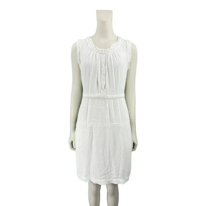Burberry Burberry Brit Gray White Knee Length Mini Dress US Size 4 Size XS / US 0-2 / IT 36-38 - 1 Thumbnail