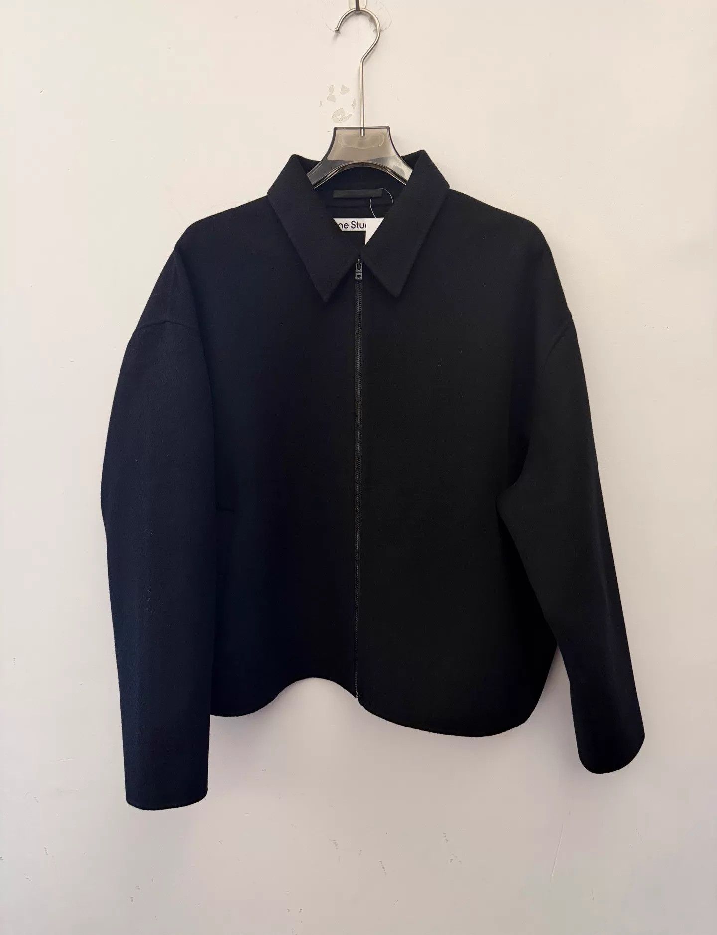 Acne Studios Acne Studios solid zip collar jacket men's size 46 Size US S / EU 44-46 / 1 - 1 Thumbnail