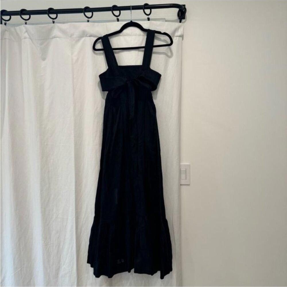 Designer NWT Zimmermann Ramie midi dress Size XS / US 0-2 / IT 36-38 - 2 Thumbnail