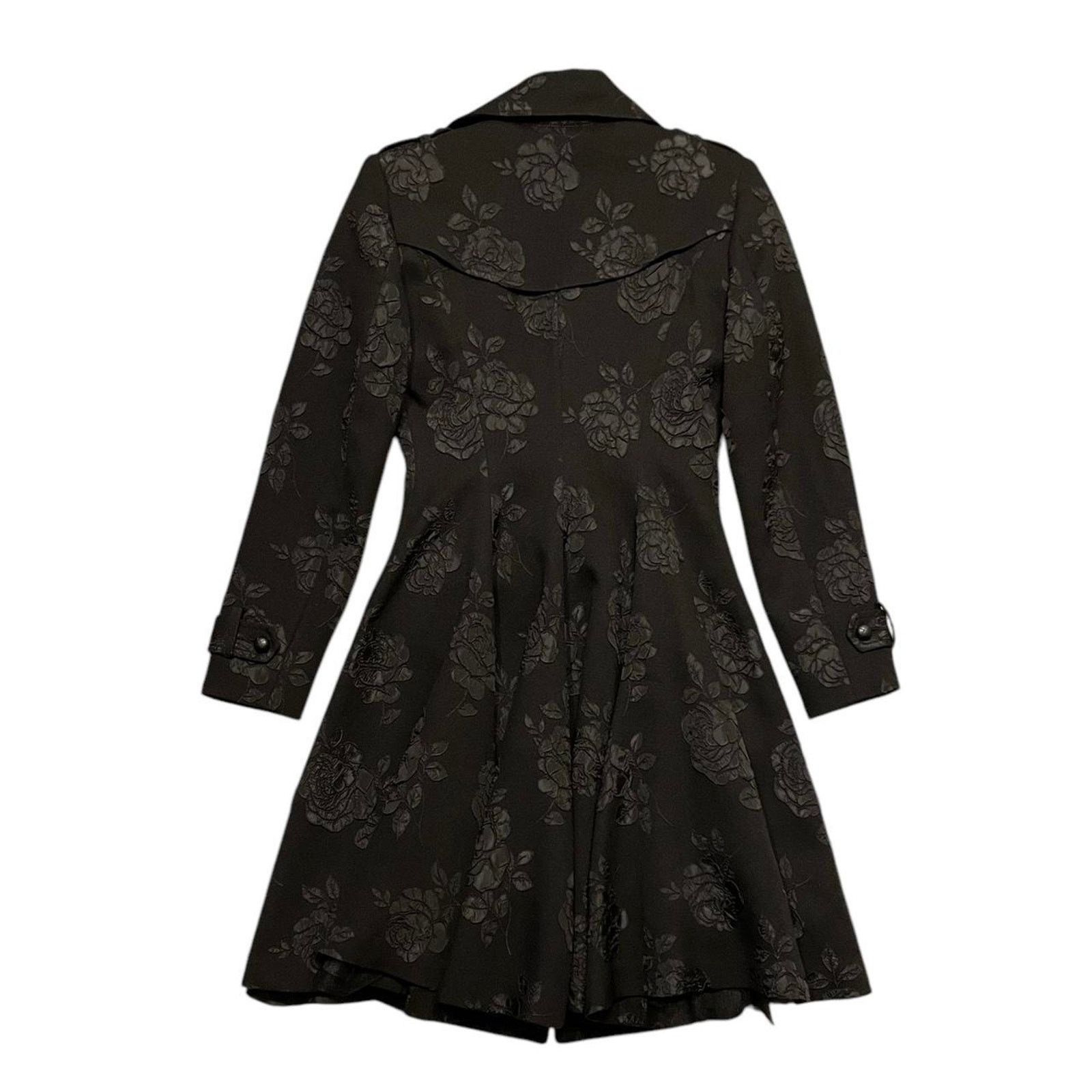 Vintage RARE VTG Trelise Cooper Gothic Brocade Fit and Flare coat Size M / US 6-8 / IT 42-44 - 4 Thumbnail