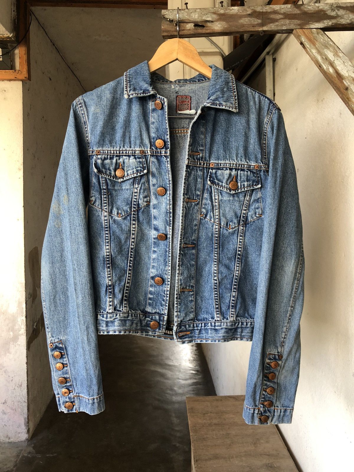 Jean Paul Gaultier Vintage 90s Jean Paul Gaultier Denim Trucker Jacket Size US M / EU 48-50 / 2 - 3 Thumbnail