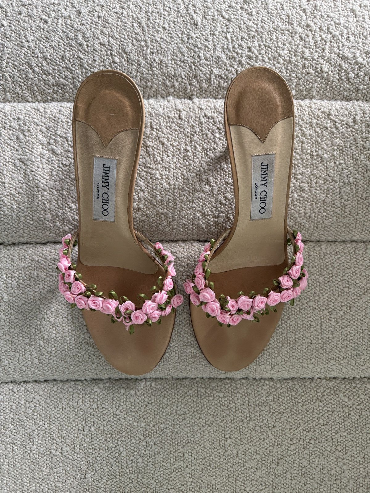 Jimmy Choo Jimmy Choo Roses Sandals Size US 10 / IT 40 - 2 Thumbnail