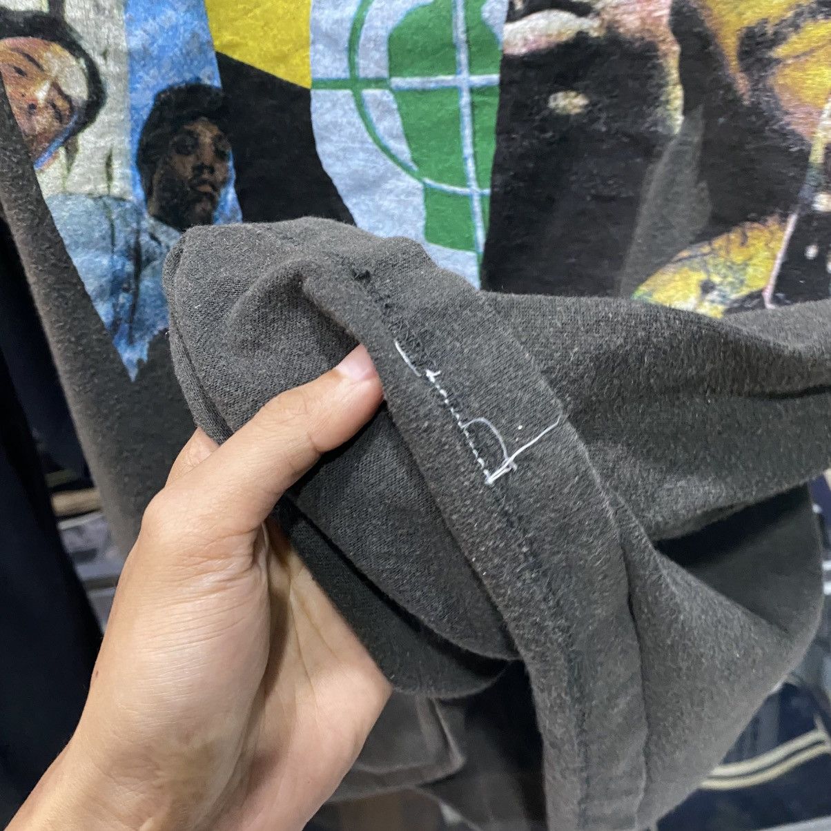 NUBIAN Nubian (N)WO W(U)TANG PU(B)LIC ENEMY B(I)G TUP(A)C (N)AS RAP Size US XL / EU 56 / 4 - 9 Thumbnail