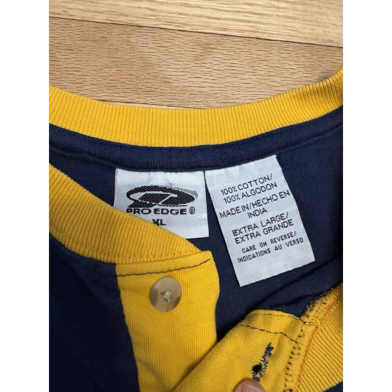 Pro Edge Vintage Michigan Wolverines Shirt Mens XL NCAA Football 90s Size US XL / EU 56 / 4 - 7 Thumbnail