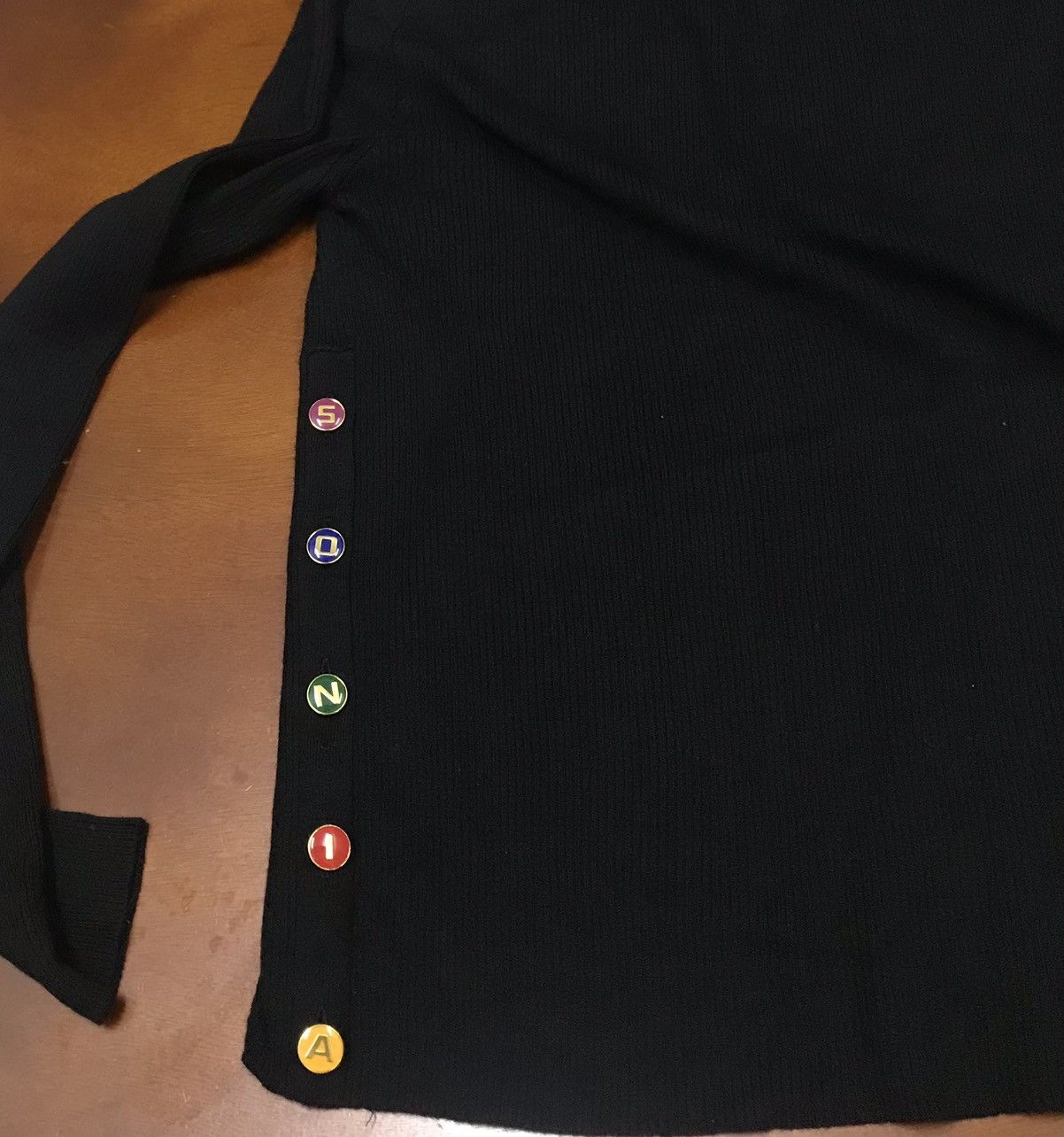 Sonia Rykiel Sonia Rykiel Black Longsleeve Shirt Size XS / US 0-2 / IT 36-38 - 4 Thumbnail