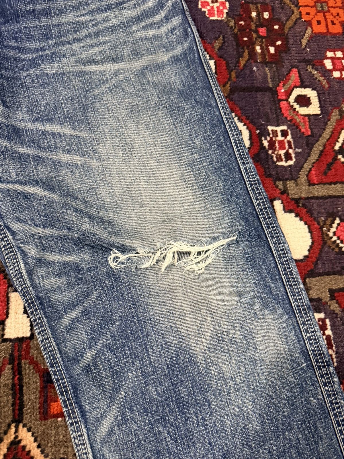 Levi's Levi's Ne:Classic Jeans Back Cinch Strap Distressed Loose Size US 38 / EU 54 - 5 Thumbnail