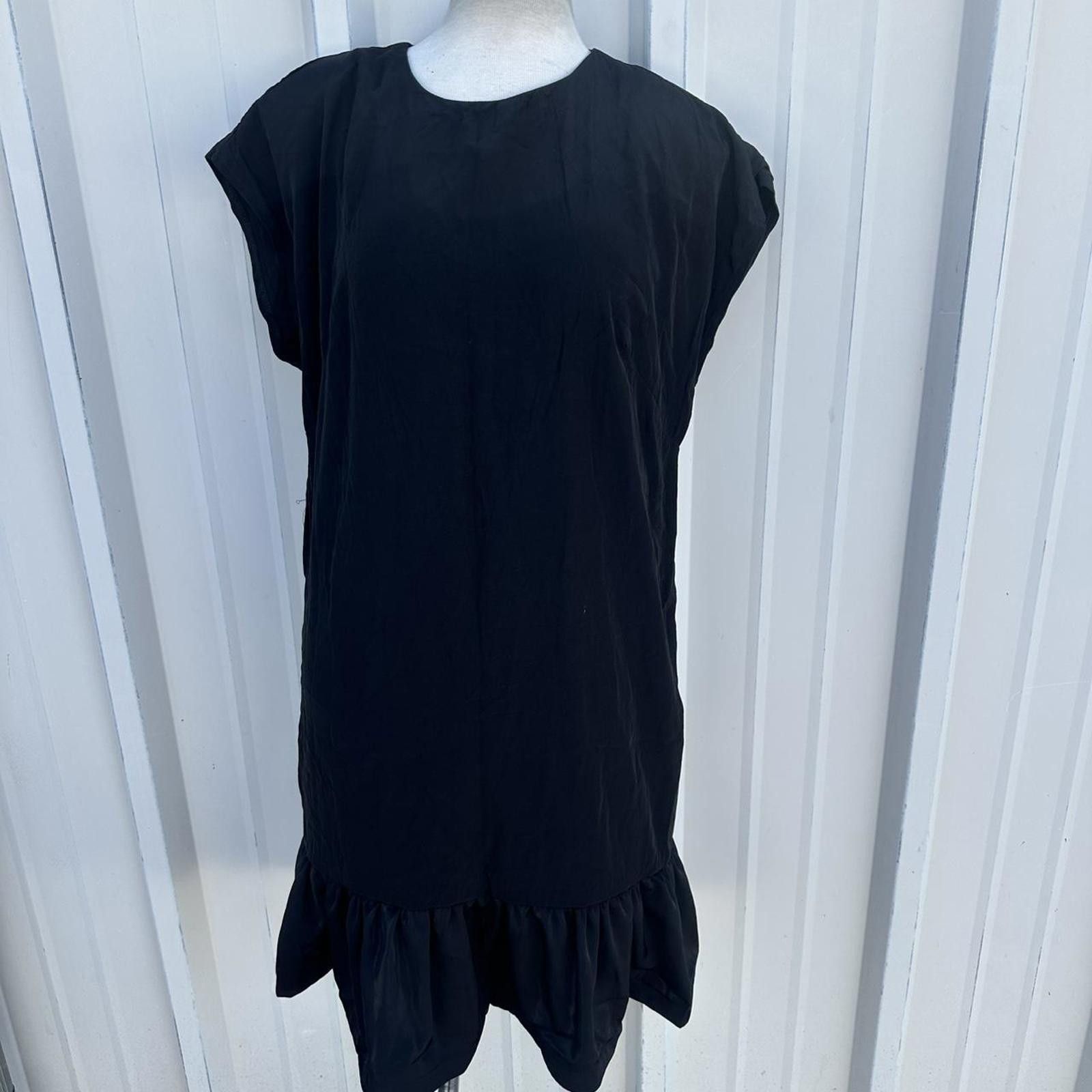 Other Vintage S.L. Fashions 90's Black Dress large Size L / US 10 / IT 46 - 3 Thumbnail
