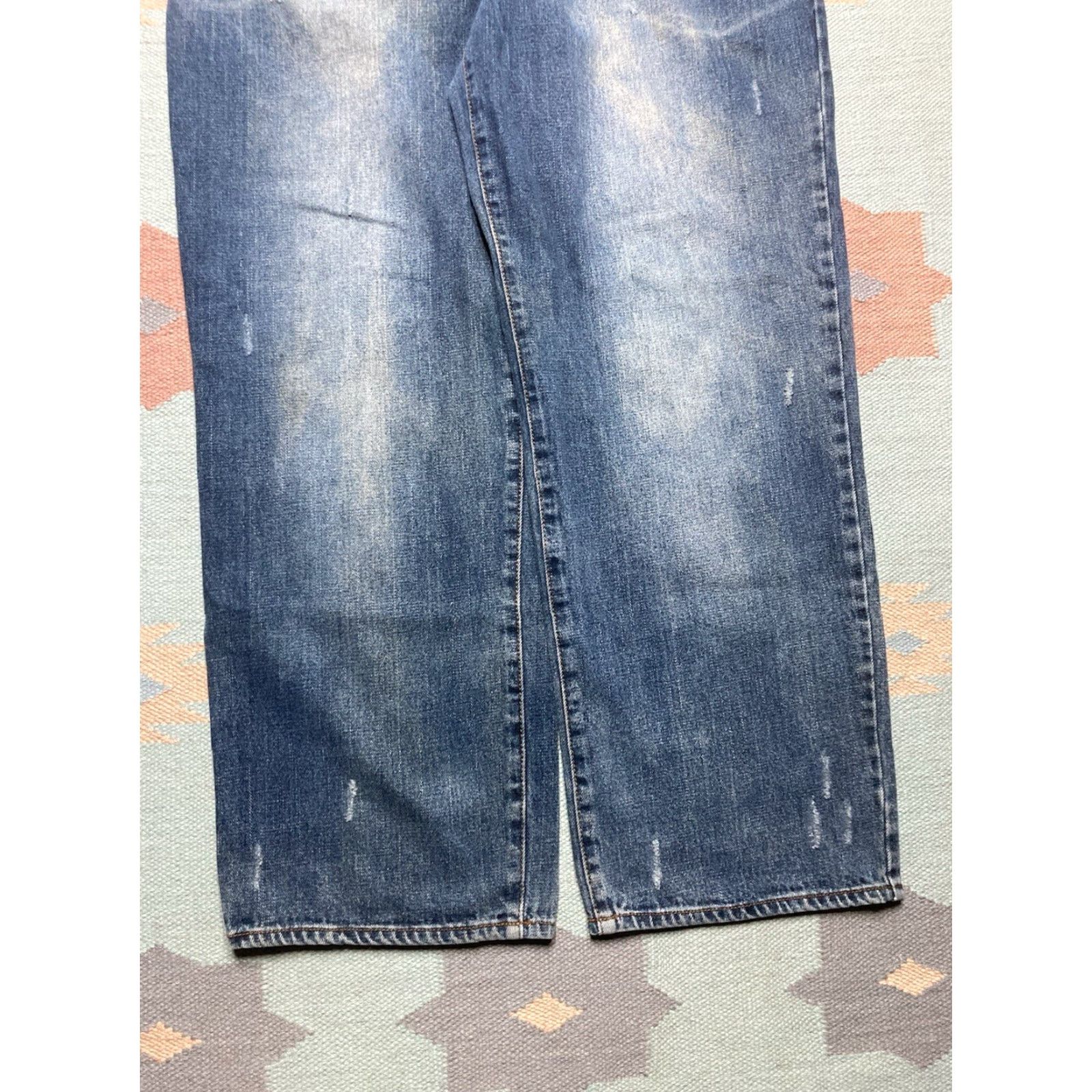 Vintage VINTAGE PACO Jeans Mens 40x31 Wide-Leg Hip Hop Skater JNCO Style Blue Baggy Inseam 31 40 Waist 40” Modern Retro Size US 40 / EU 56 - 5 Thumbnail