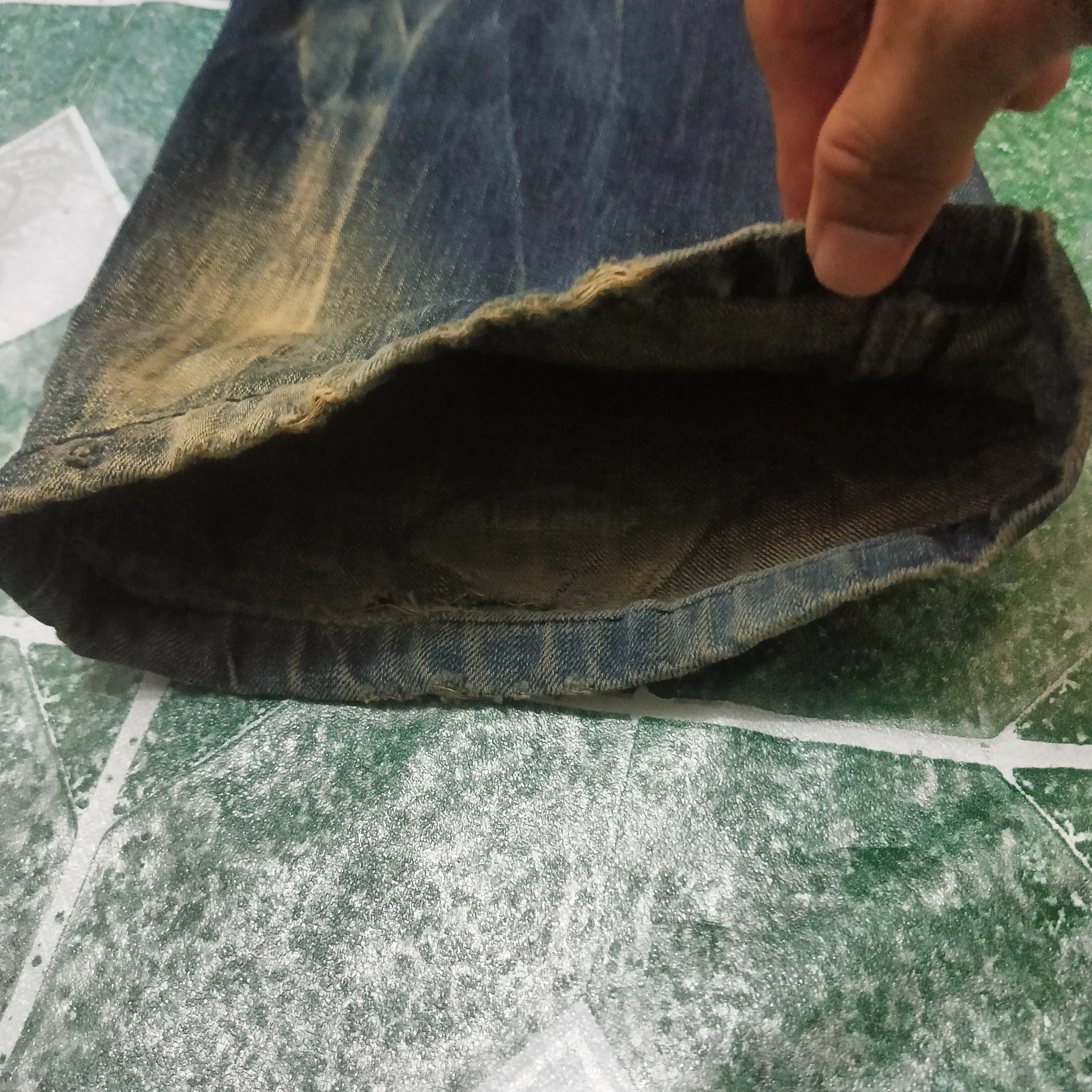 If Six Was Nine 90s Buckaroo jeans flared distressed jeans bootcut Size US 32 / EU 48 - 11 Thumbnail
