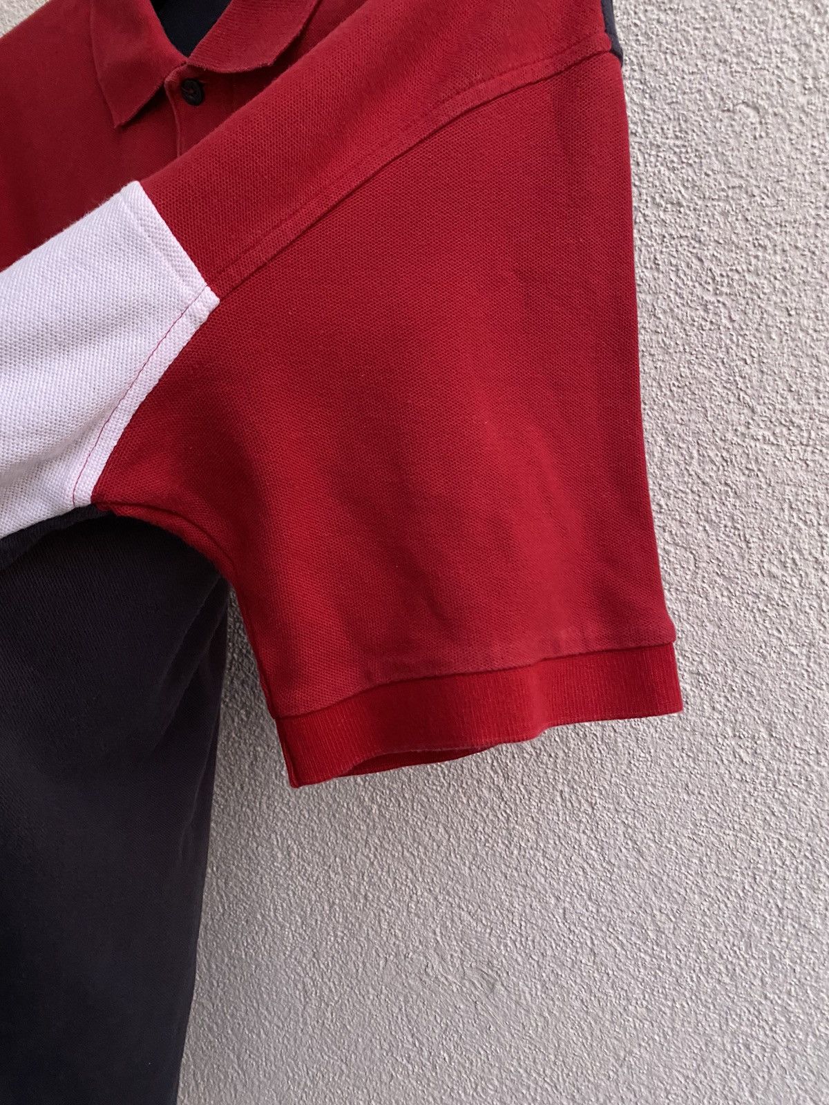Yves Saint Laurent Big Logo YSL Polo Shirt Size US L / EU 52-54 / 3 - 13 Thumbnail