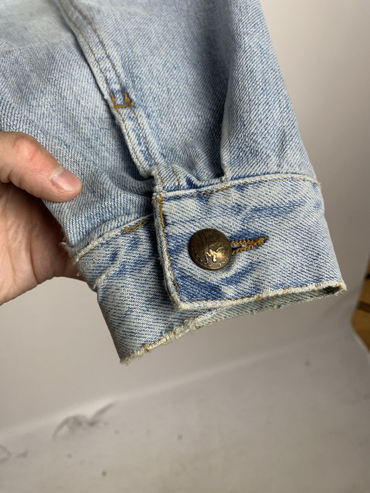 Katharine Hamnett London Vintage Y2K Katharine Hammett Denim Trucker Jacket Size M Size US M / EU 48-50 / 2 - 21 Thumbnail