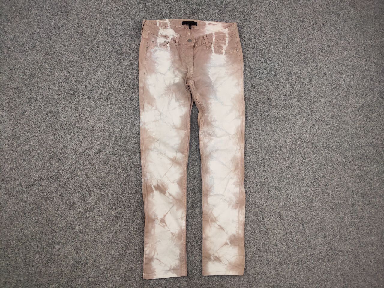 Isabel Marant Isabel Marant Stretch Jeans Pale Pink Cotton Denim Tie Dye Size 42" / US 20 - 2 Thumbnail
