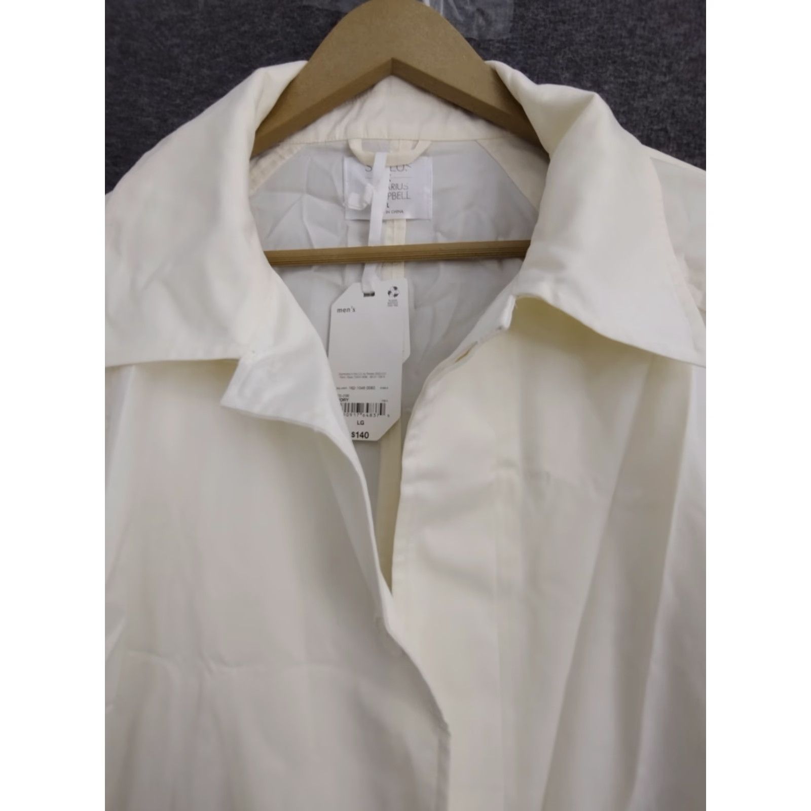 Vintage St stylus Trench Coat Ivory L Pockets Button Men Vintage No Size US L / EU 52-54 / 3 - 3 Thumbnail
