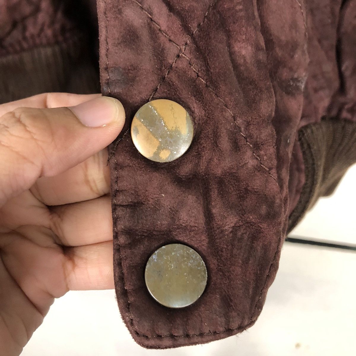 Salvatore Ferragamo 📌Vintage Genuine Leather Jacket Salvatore Ferragamo Italy Size US M / EU 48-50 / 2 - 17 Thumbnail