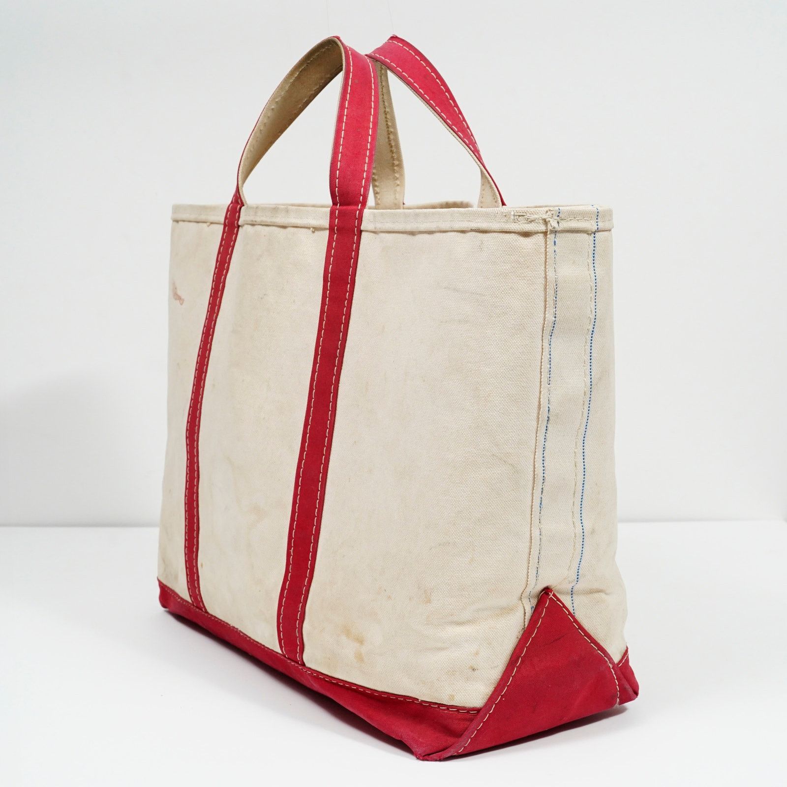 L.L. Bean Vintage 1980s L.L. Bean Boat and Tote Canvas Bag USA Rare Size ONE SIZE - 9 Thumbnail