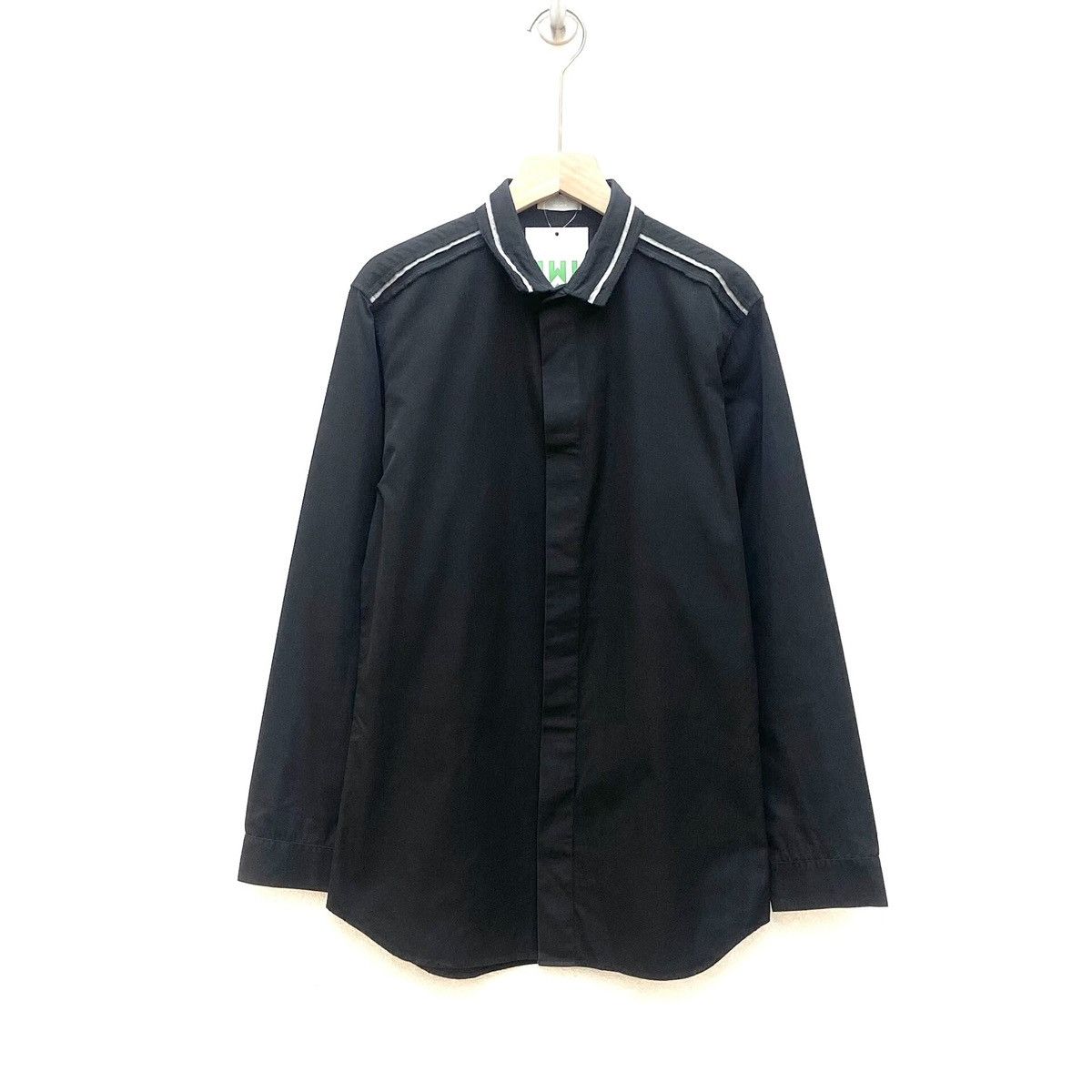 Dior Dior black long-sleeve cotton shirt Size US S / EU 44-46 / 1 - 1 Thumbnail