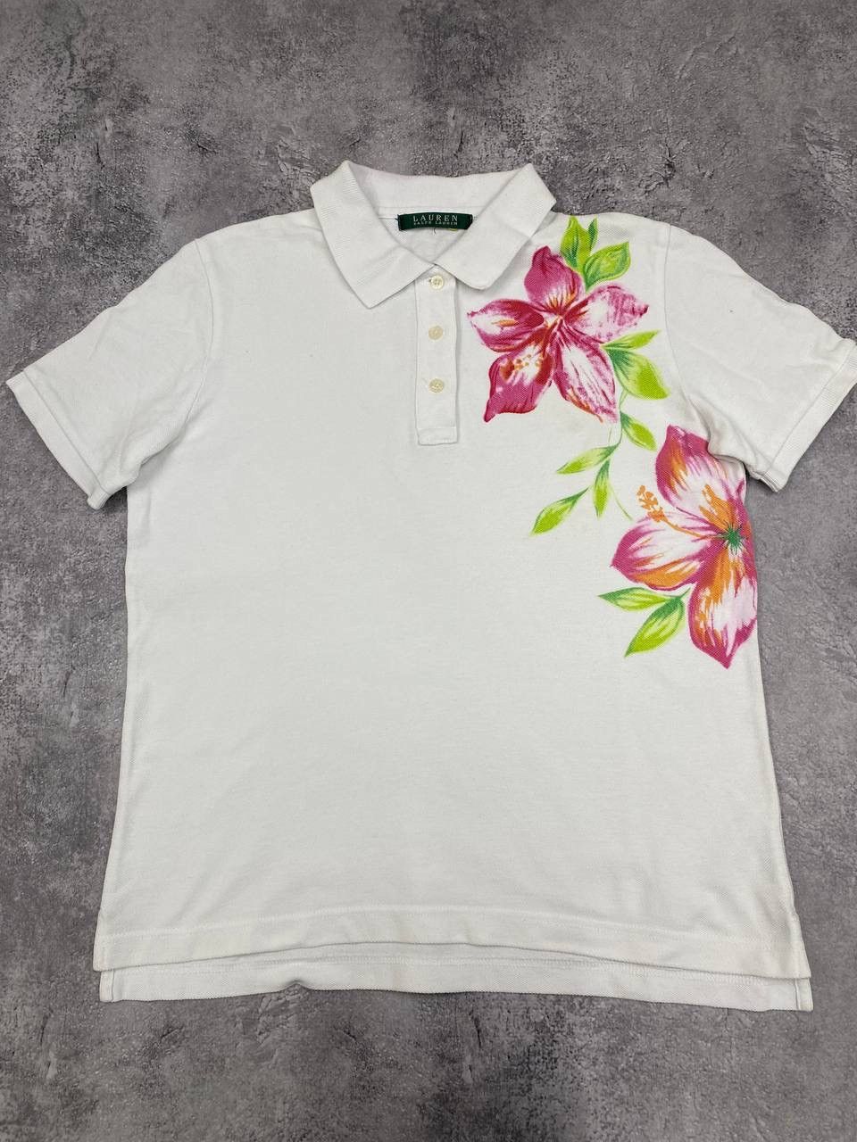 Polo Ralph Lauren Lauren Ralph Lauren Women Cotton Polo Shirt White Size M Size M / US 6-8 / IT 42-44 - 1 Thumbnail