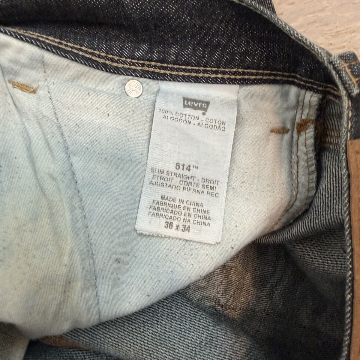 Levi's Levi’s 514 Selvedge Slim Straight Jeans Size US 36 / EU 52 - 10 Thumbnail