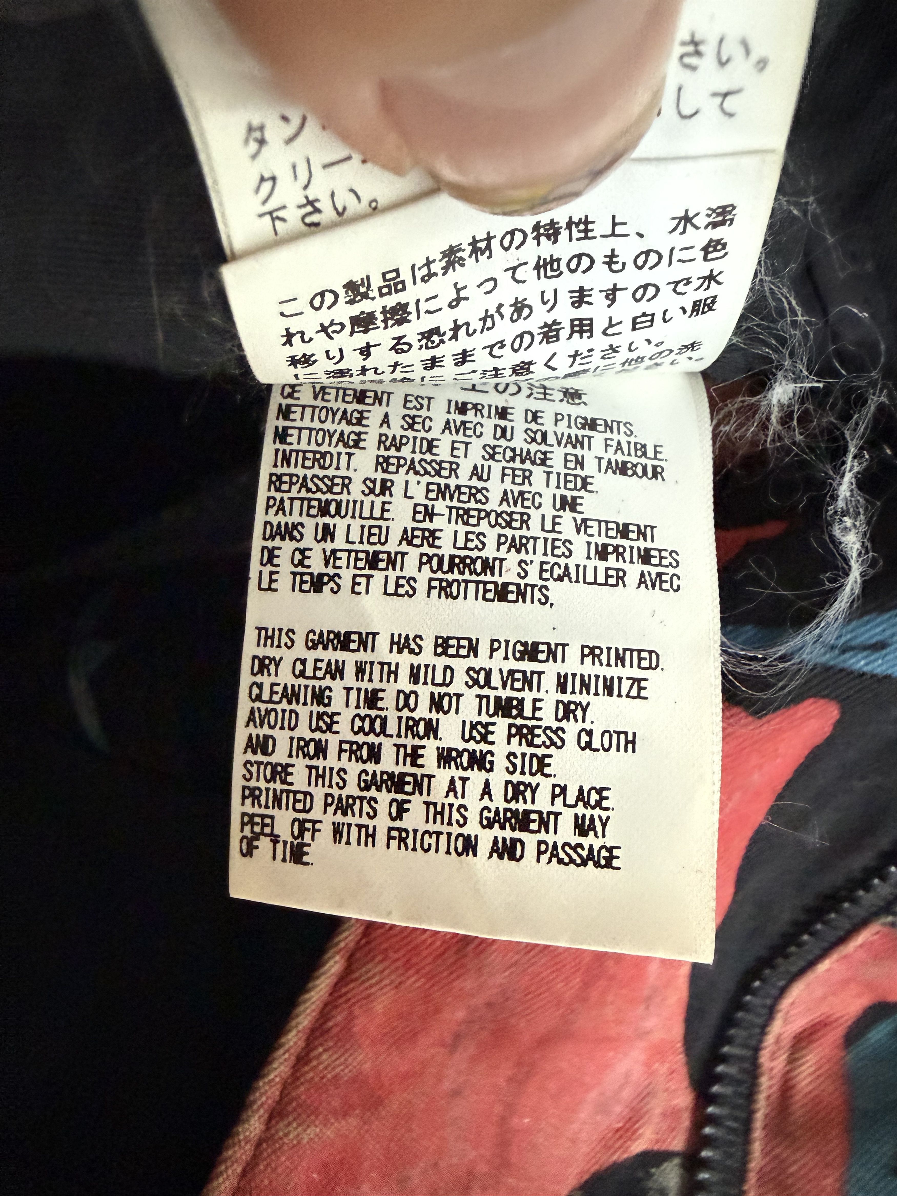 Yohji Yamamoto Yohji Yamamoto Pour Homme 18SS Skull & Rose Size US 31 - 10 Thumbnail