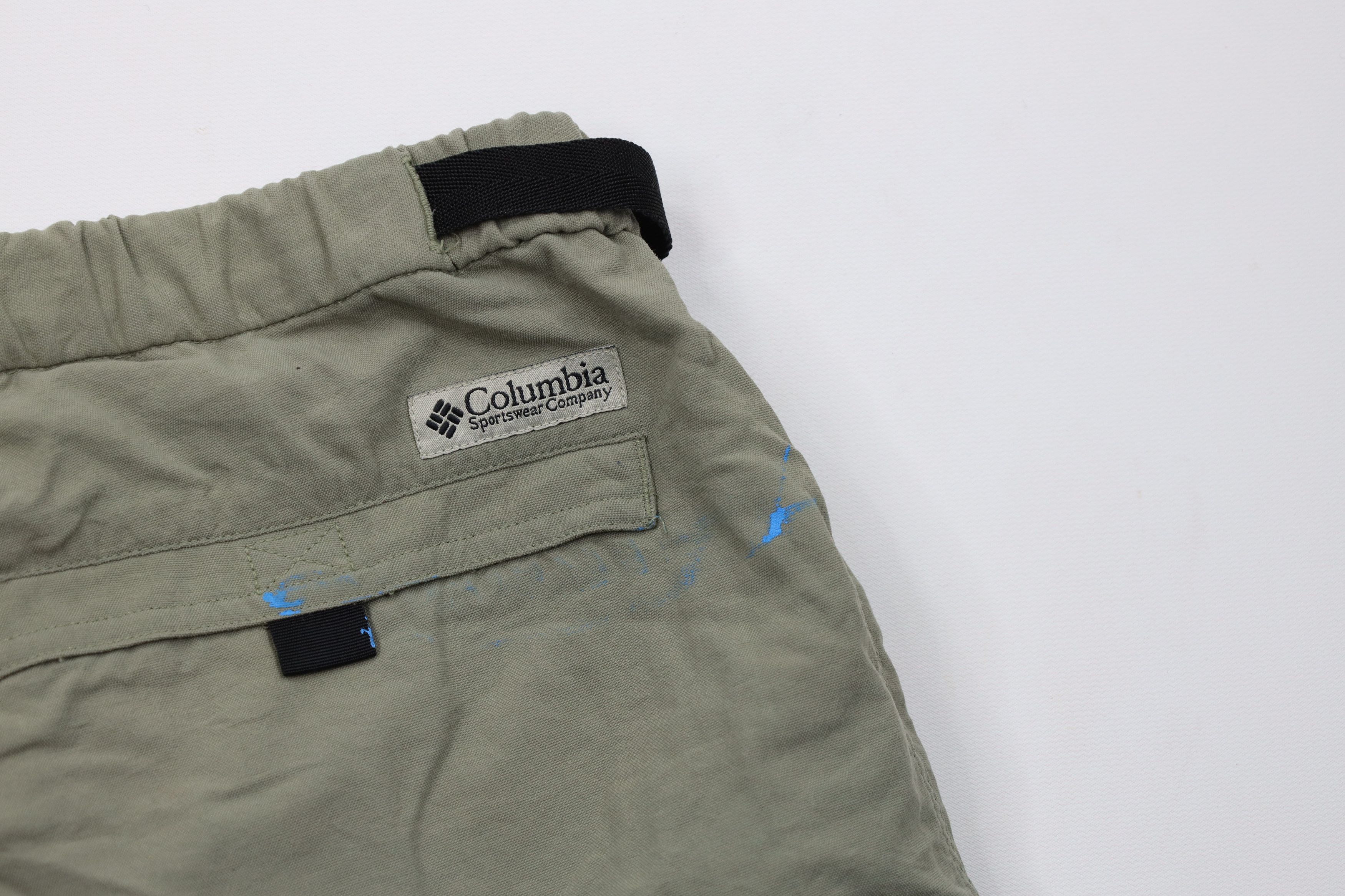 Columbia Vintage 90s Y2K Columbia Above Knee Belted Cargo Shorts Size US 36 / EU 52 - 12 Thumbnail