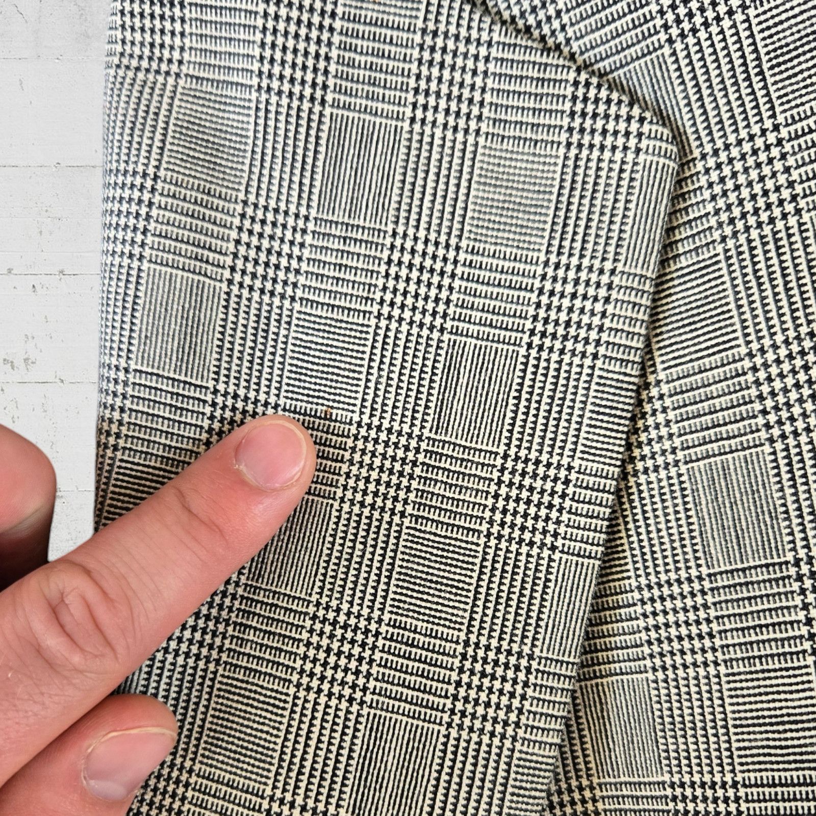 Pendleton Vintage Pendleton Black Houndstooth Wool Blazer Size 12 Size XL / US 12-14 / IT 48-50 - 6 Thumbnail