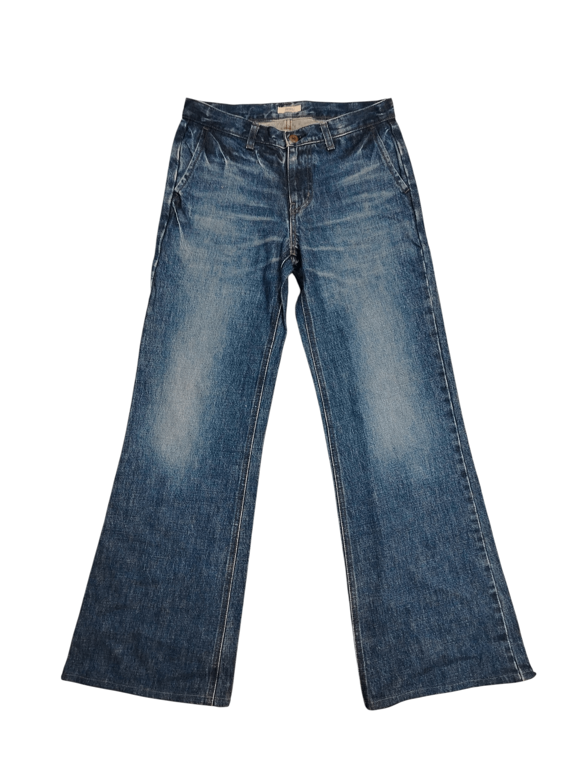 Japanese Brand DMG Domingo Co Ltd wide leg denim Size 30" / US 8 / IT 44 - 1 Thumbnail