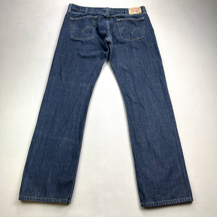 Levi's Levis 514 Jeans 40x36 Blue Denim Straight Leg Fit Dark Wash ...